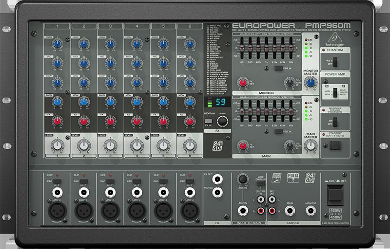 Фото Активный микшерный пульт Behringer Europower PMP960M