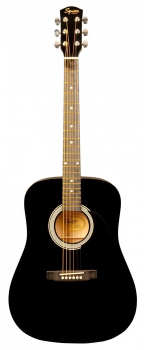 Фото Акустическая гитара FENDER SQUIER SA-105 BLACK