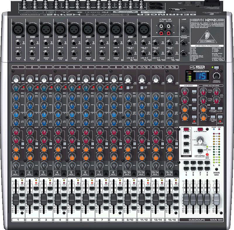 Фото Микшерный пульт Behringer Xenyx X2442usb