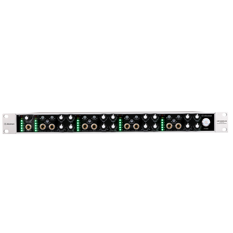 Фото Предусилитель для наушников Alctron HP400 V2 4 канальный, рэковый