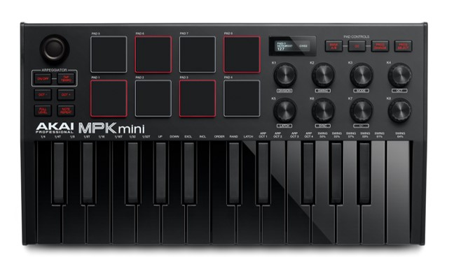Фото MIDI-клавиатура Akai Pro MPK Mini MK3 B