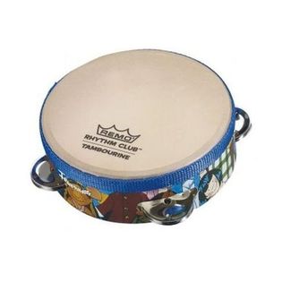 Фото Remo RH-2106-00 Rhythm Club Tambourine тамбурин детский 6"х1,75", цвет Rhythm Kids Graphics SA