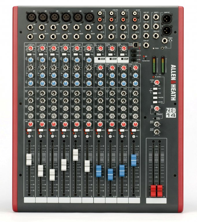 Фото Микшерный пульт Allen & Heath Zed1402