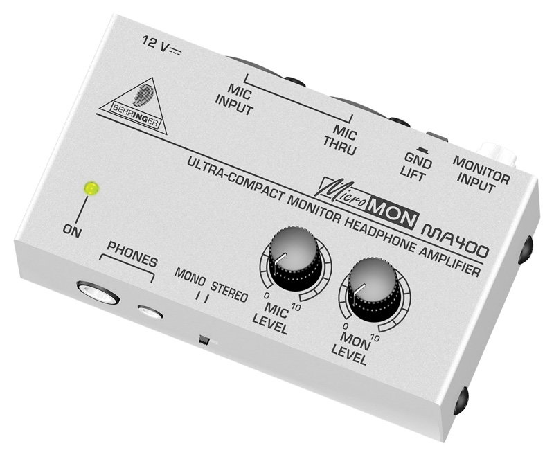 Фото Предусилитель для наушников Behringer MA 400 Micromon