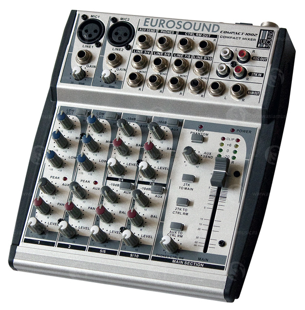 Фото Микшерный пульт EUROSOUND Compact-1002