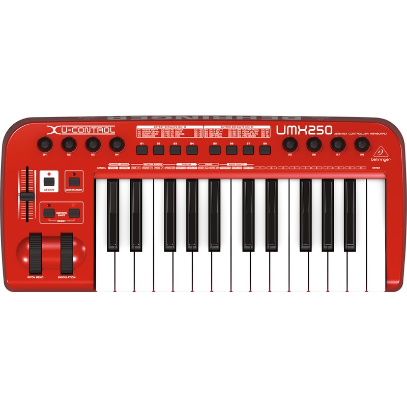 Фото MIDI-клавиатура Behringer UMX250