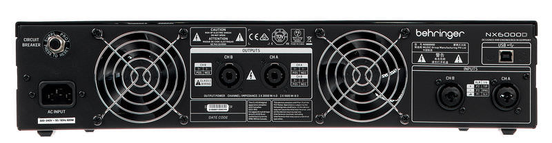 Фото Усилитель мощности Behringer NX6000D 