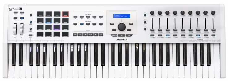 Фото MIDI-клавиатура Arturia KeyLab mkII 61 White