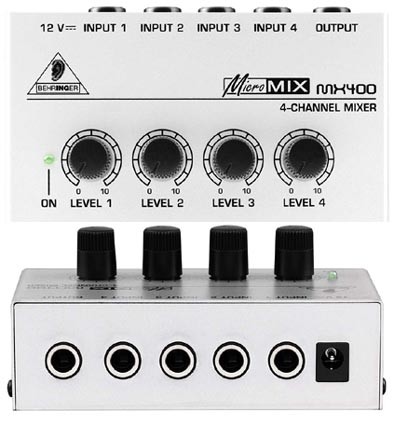 Фото Микшерный пульт Behringer MX400