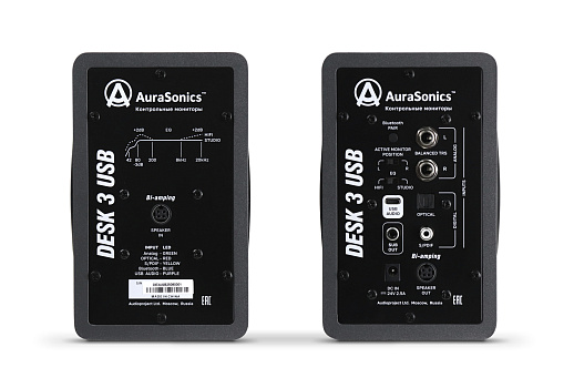 Фото Студийные мониторы AuraSonics DESK 3 USB