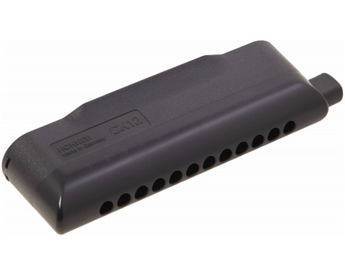 Фото HOHNER CX 12 Black 7545/48 G - Губная гармоника хроматическая Хонер