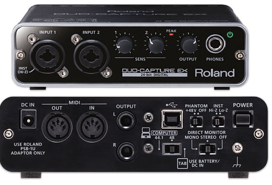 Фото Аудиоинтерфейс Roland UA-11 Duo-Capture EX