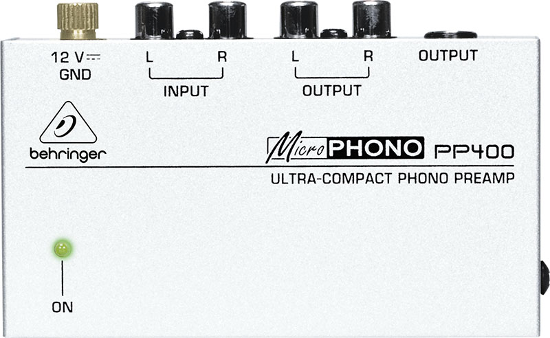 Фото Предусилитель для виниловых проигрывателей Behringer PP400 Microphono