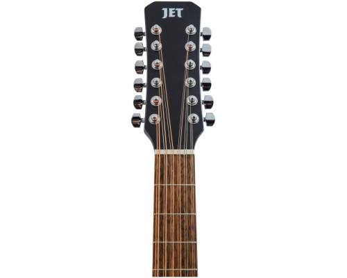 Фото Электроакустическая гитара JET JDEC-255/12 BKS
