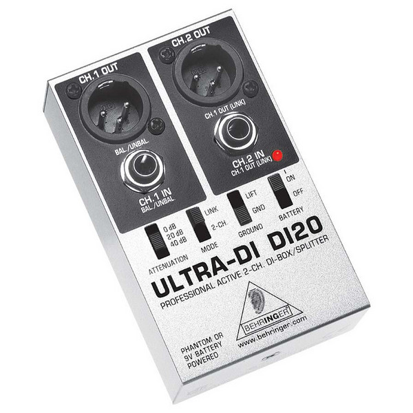 Фото Директ-бокс Behringer DI20 Ultra-DI