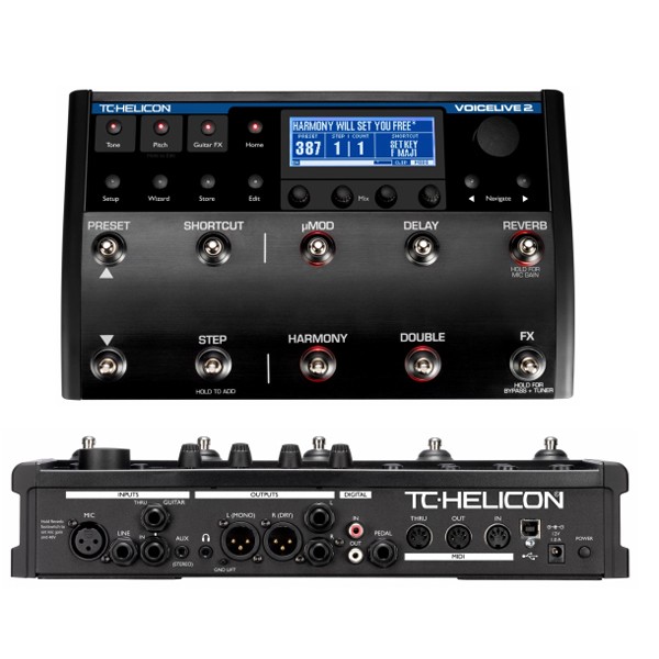 Фото Процессор эффектов TC Helicon VoiceLive 2 with VLoop