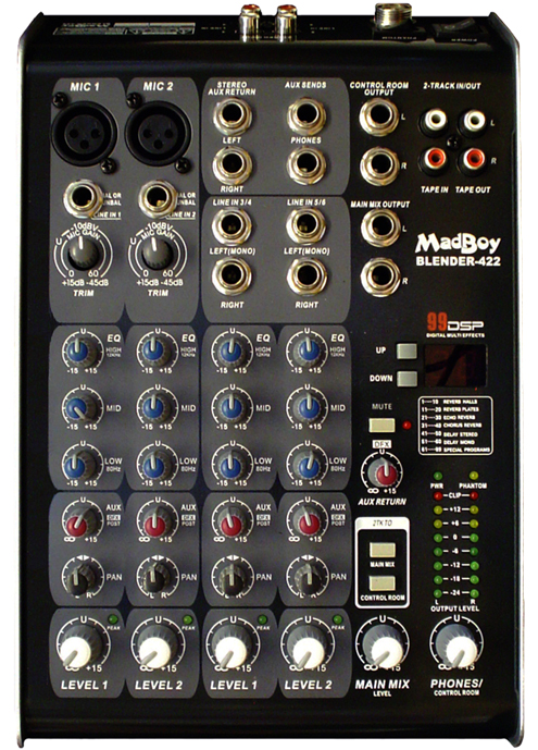 Фото Микшерный пульт Madboy BLENDER-422