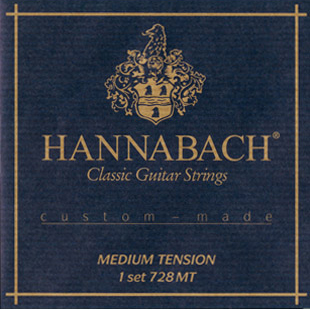 Фото Комплект струн Hannabach 728MT Custom Made Black