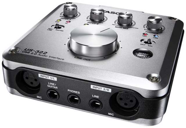 Фото Аудиоинтерфейс Tascam US-322
