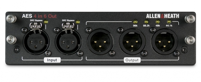 Фото Карта расширения Allen & Heath DLive-M-DL-AES6I4O-A