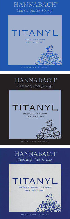 Фото Комплект струн для классической гитары Hannabach 950MHT TYTANIL