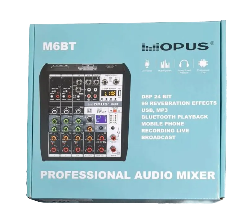 Фото Микшерный пульт Opus M6BT