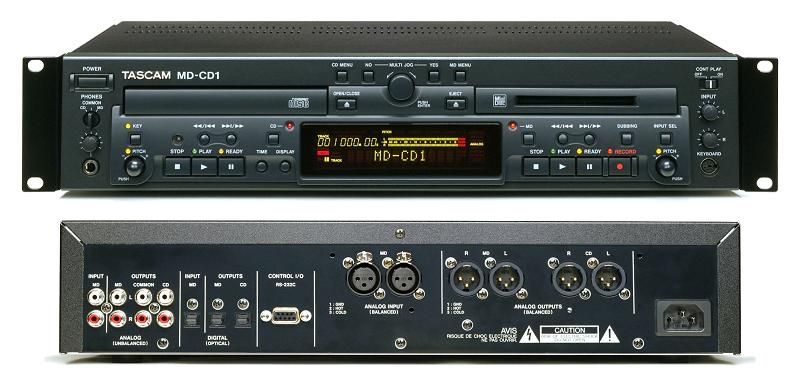 Фото CD/MD проигрыватель Tascam MD-CD1