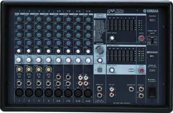 Фото Активный микшерный пульт Yamaha EMX312SC