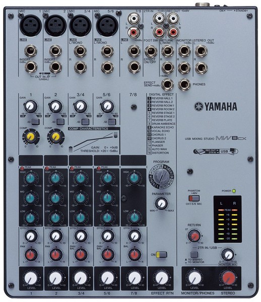 Фото Микшерный пульт Yamaha MW8CX