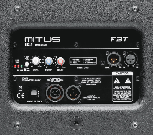 Фото Активная акустическая система FBT MITUS 152a