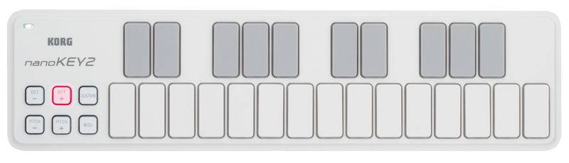 Фото MIDI-контроллер Korg NanoKey2-WH