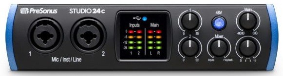 Фото Аудиоинтерфейс PreSonus Studio 24C