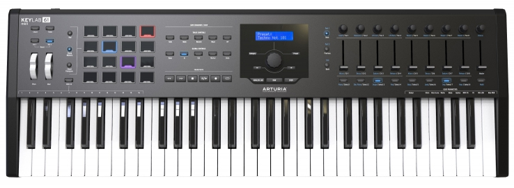 Фото MIDI-клавиатура Arturia KeyLab mkII 61 Black