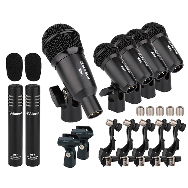Фото Комплект микрофонов для ударных Alctron T8400