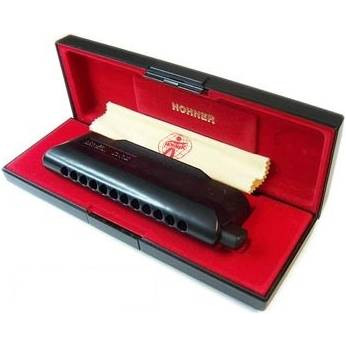Фото HOHNER CX 12 Black 7545/48 G - Губная гармоника хроматическая Хонер