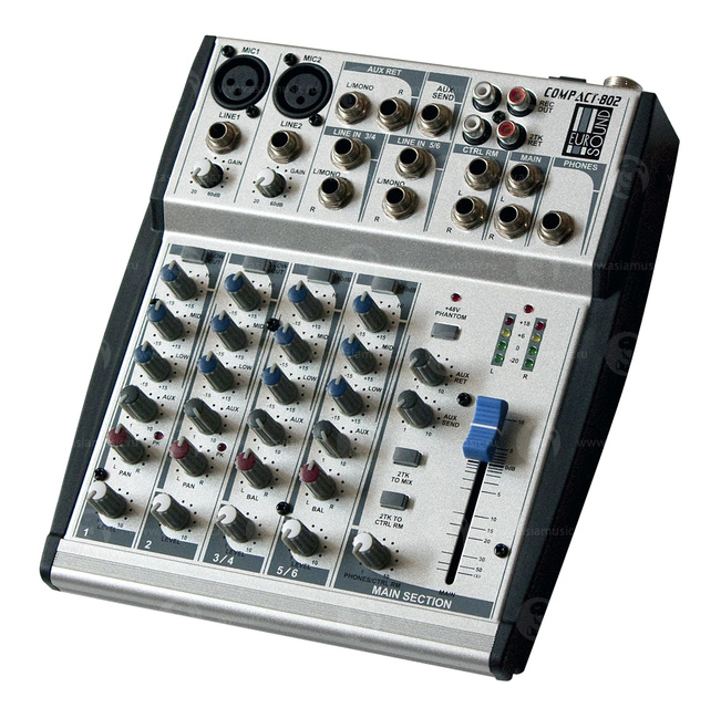Фото Микшерный пульт EUROSOUND Compact-802