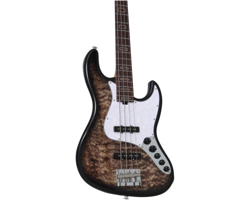 Фото Бас-гитара Keipro KJB-Deluxe Pro Q-R ACT HTBK