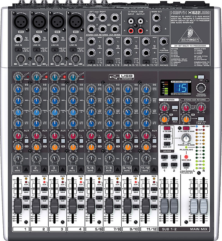 Фото Микшерный пульт Behringer Xenyx X1622USB