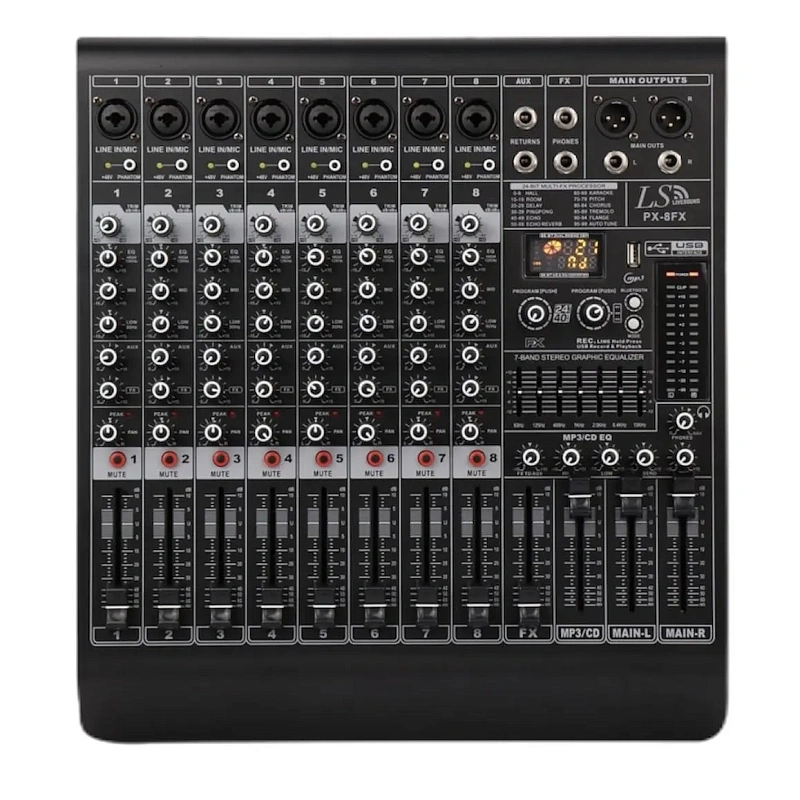 Фото Микшерный пульт Elarcon PX-8FX