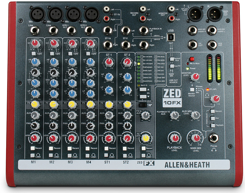 Фото Микшерный пульт Allen & Heath ZED10FX 