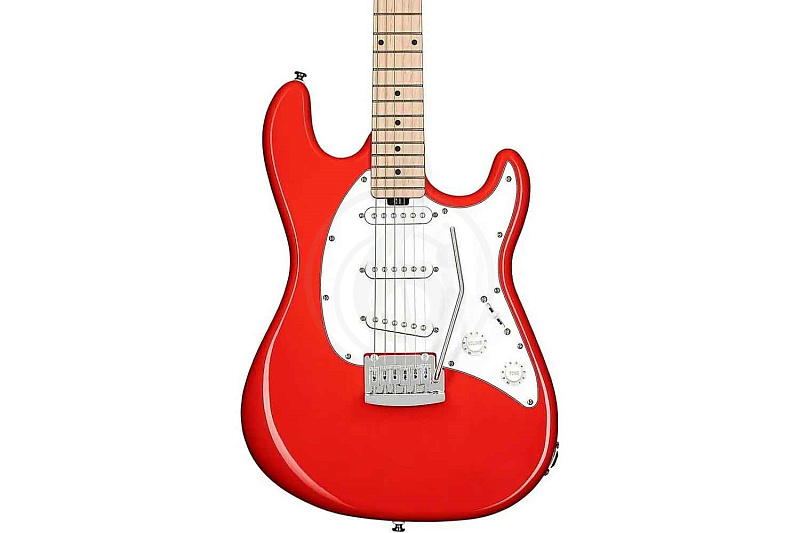 Фото Электрогитара Sterling Cutlass SSS Fiesta Red