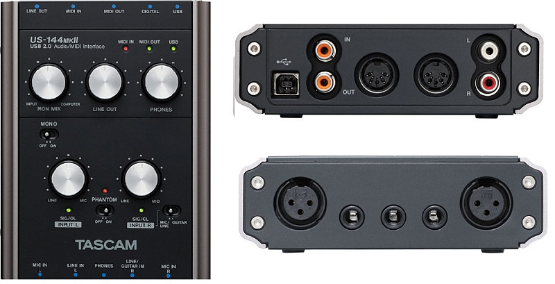 Фото Аудиоинтерфейс Tascam US-144 MKII
