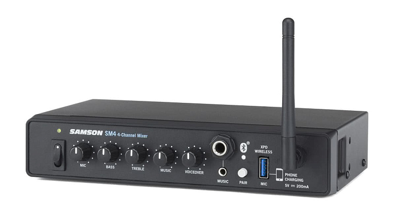 Фото Микшерный пульт Samson SM4 Bluetooth
