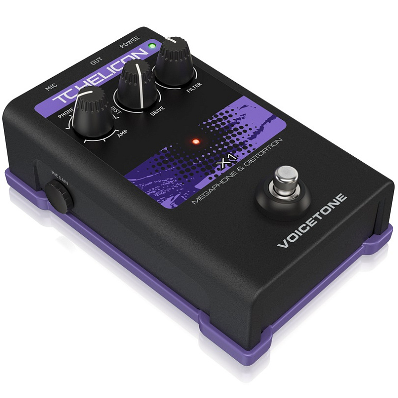 Фото Вокальная педаль эффектов TC Helicon VoiceTone X1 