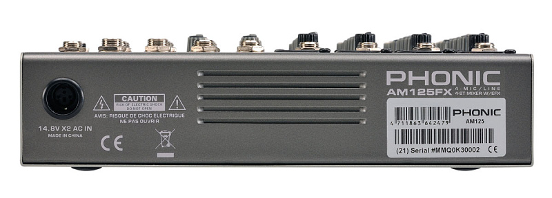 Фото Микшерный пульт Phonic AM 125 Fx
