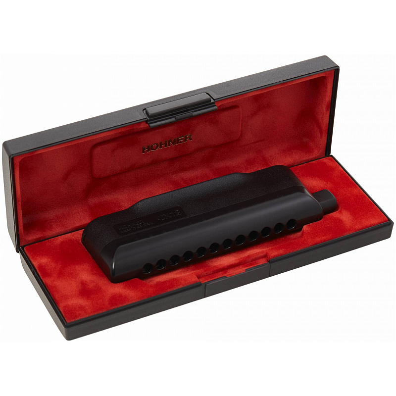 Фото HOHNER CX 12 Black 7545/48 G - Губная гармоника хроматическая Хонер