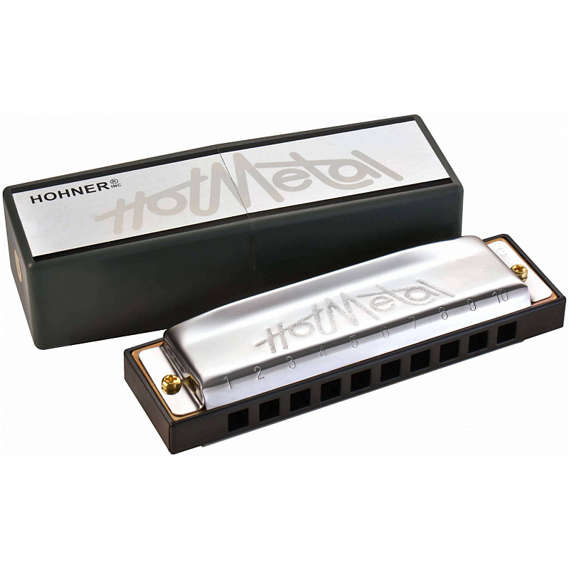 Фото HOHNER Hot Metal F - Губная гармоника диатоническая Хонер