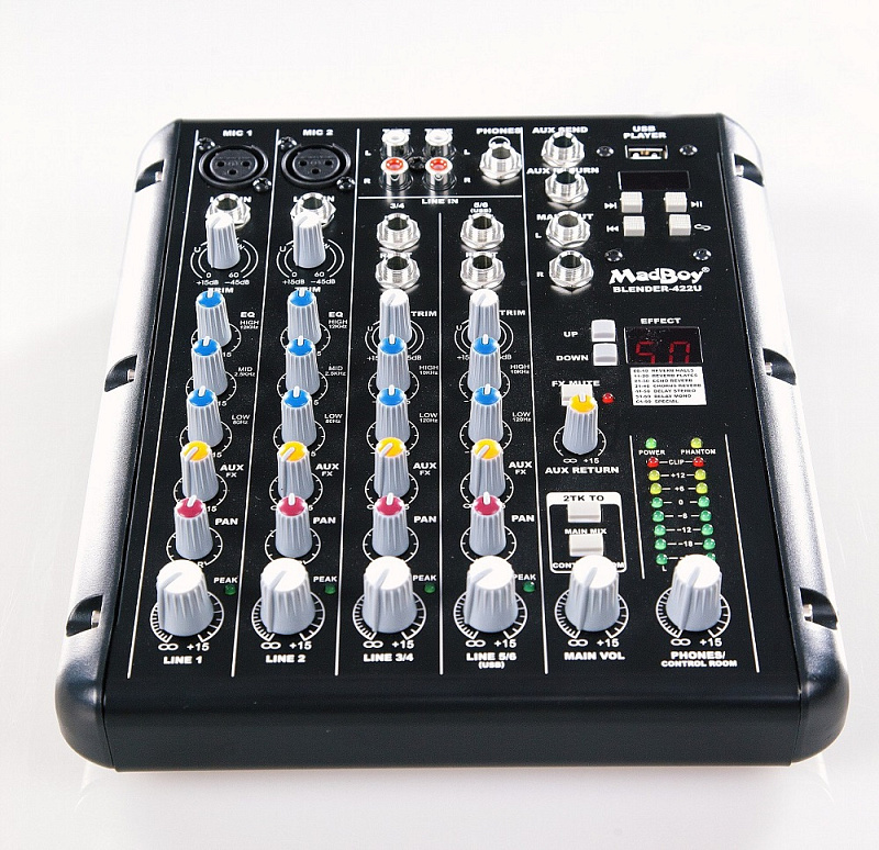 Фото Микшерный пульт Madboy BLENDER-422U
