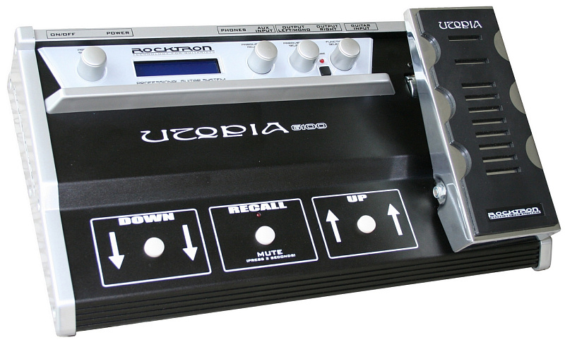 Фото ROCKTRON UTOPIA G100 Напольный гитарный процессор эффектов 64 заводских + 64 редактируемых пресета