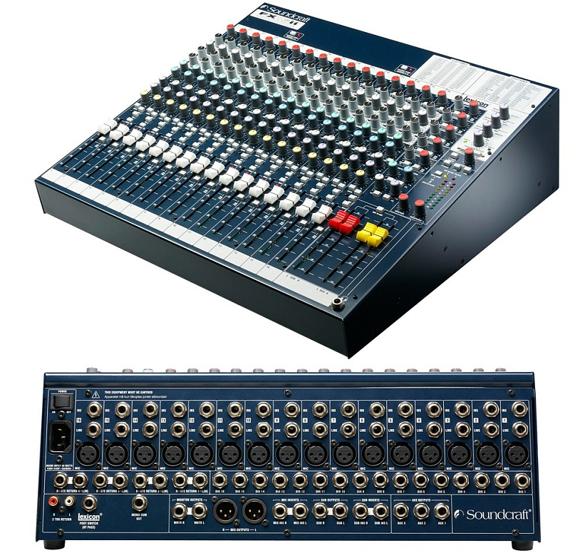 Фото Микшерный пульт Soundcraft FX16ii